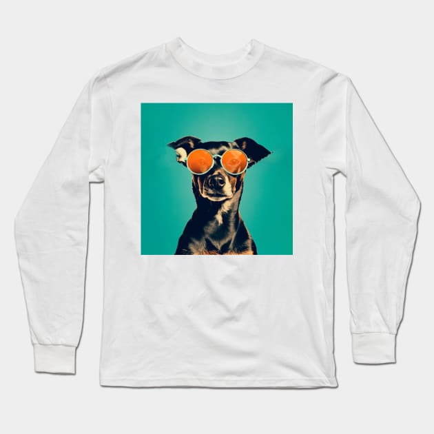 Pet dog funny Long Sleeve T-Shirt by C-Digitalart